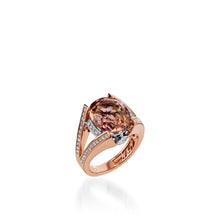 Load image into Gallery viewer, Signature Autumn Tourmaline and Diamond Ring