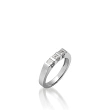Load image into Gallery viewer, Women's 14 karat White Gold Devotion Anniversary Ring