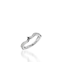 Load image into Gallery viewer, Fantasy White Gold, Diamond Wedding Band
