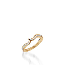 Load image into Gallery viewer, Fantasy Yellow Gold, Diamond Wedding Band
