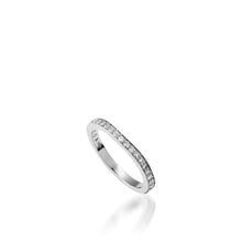 Load image into Gallery viewer, Chiffon White Gold, Diamond Wedding Band