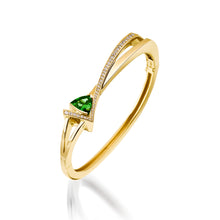 Load image into Gallery viewer, Pinnacle Gemstone Bracelet with Pave Diamonds