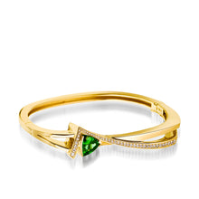 Load image into Gallery viewer, Pinnacle Gemstone Bracelet with Pave Diamonds