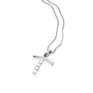 Devotion Diamond Cross Pendant Necklace