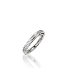 Load image into Gallery viewer, Attraction White Gold, Diamond Wedding Band
