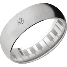 Load image into Gallery viewer, 14K White Gold + Satin Finish