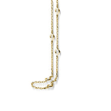 Load image into Gallery viewer, Women&#39;s 14 karat Yellow Gold Confetti Diamond Station Necklace
