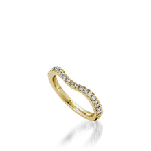Load image into Gallery viewer, Starburst Yellow Gold, Diamond Wedding Band