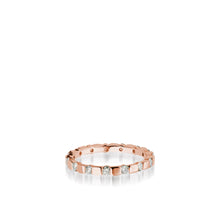 Load image into Gallery viewer, Women's 18 karat rose gold Orion Diamond Stack Ring