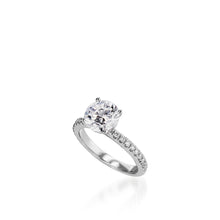 Load image into Gallery viewer, Essence  Round White Gold  Engagement Ring