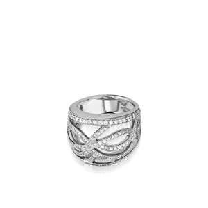 Bellagio Wide Pave Diamond Ring