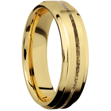 Load image into Gallery viewer, 14K Yellow Gold + Satin , Polish Finish