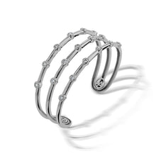 Load image into Gallery viewer, Paloma Wide Diamond Cuff Bracelet