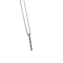 Load image into Gallery viewer, Women's 14 karat white gold Paloma Long Pendant