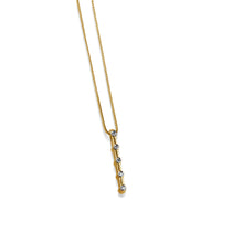 Load image into Gallery viewer, Women's 14 karat yellow gold Paloma Long Pendant