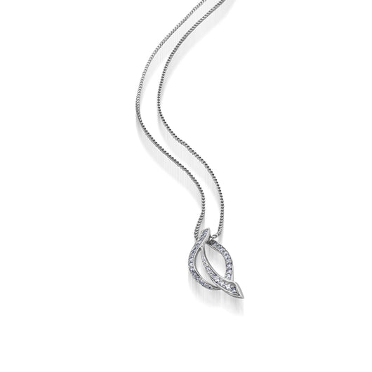 Bellagio Small Diamond Pave Pendant Necklace