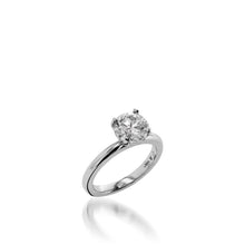 Load image into Gallery viewer, 18-karat white gold Essence Solitaire 1.01 carat Round Diamond Engagement Ring