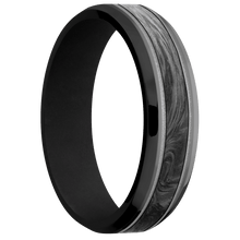 Load image into Gallery viewer, Zirconium + Polish , Polish Finish + Black