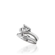Load image into Gallery viewer, Azure White Gold Engagement Ring