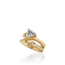 Load image into Gallery viewer, Azure Yellow Gold Engagement Ring