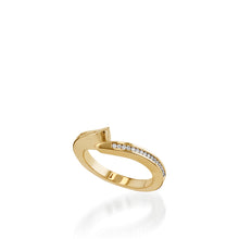 Load image into Gallery viewer, Azure Yellow Gold Engagement Ring