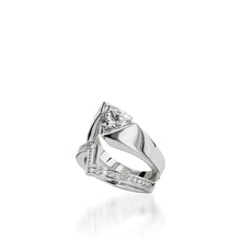 Load image into Gallery viewer, Optica White Gold Engagement Ring