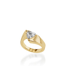 Load image into Gallery viewer, Optica Yellow Gold Engagement Ring
