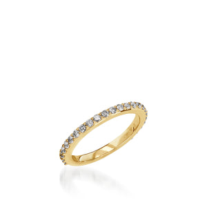 Duchess Round Yellow Gold Engagement Ring