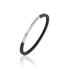 Load image into Gallery viewer, Duplex Pave Diamond Hinged Cuff Bracelet