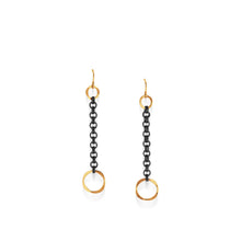 Load image into Gallery viewer, Duplex Dangle Chain Earrings