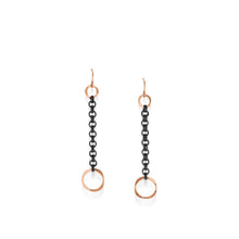 Load image into Gallery viewer, Duplex Dangle Chain Earrings