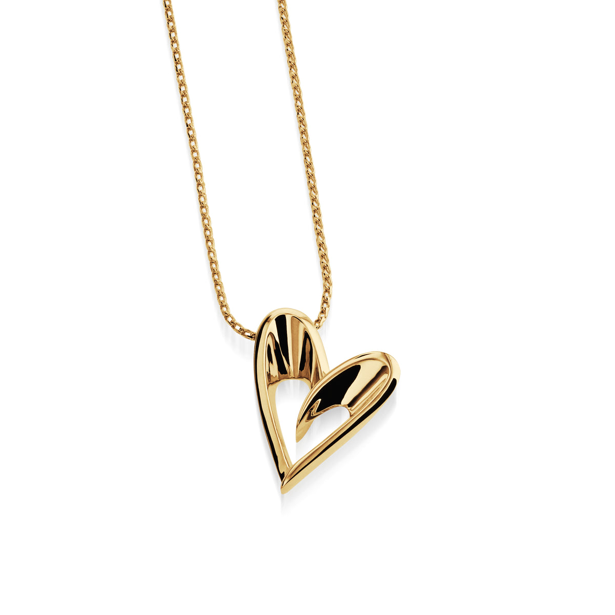 【TATIANA】Gift Heart Pendant Necklace NZ2405〜ネックレス 21-P2628-Heart-YG-gold-pednant