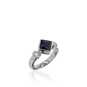Paloma Lab-Grown Gemstone and Diamond Ring