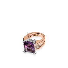 Load image into Gallery viewer, Signature Amethyst and Diamond Ring
