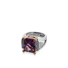 Load image into Gallery viewer, Signature Amethyst and Pave Diamond Ring
