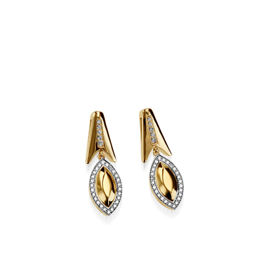 Elixir Gold Diamond Earrings