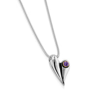 Load image into Gallery viewer, Endearment Small Birthstone Heart Pendant