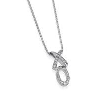Load image into Gallery viewer, Paris X/O Pave Pendant Necklace

