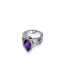 Load image into Gallery viewer, Elixir Gemstone Ring with Diamonds
