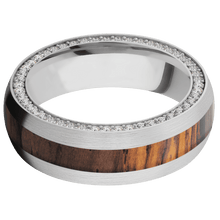Load image into Gallery viewer, 14K White Gold + Satin Finish