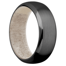Load image into Gallery viewer, Zirconium + Satin , Polish Finish + Antler