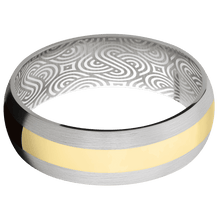 Load image into Gallery viewer, 14K White Gold + Satin Finish