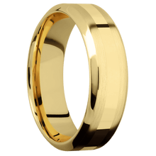 Load image into Gallery viewer, 14K Yellow Gold + Satin , Polish Finish