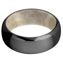 Load image into Gallery viewer, Zirconium + Satin , Polish Finish + Antler