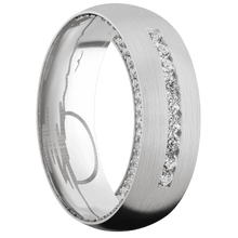 Load image into Gallery viewer, 14K White Gold + Satin Finish