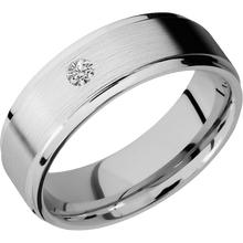 Load image into Gallery viewer, 14K White Gold + Satin , Polish Finish