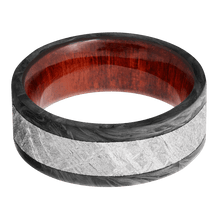 Load image into Gallery viewer, Forged Carbon Fiber + None Finish + Red Sleeve