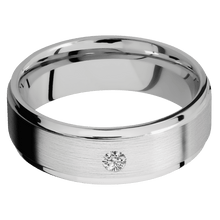 Load image into Gallery viewer, 14K White Gold + Satin , Polish Finish