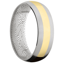 Load image into Gallery viewer, 14K White Gold + Satin Finish
