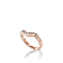 Load image into Gallery viewer, Episode Rose Gold, Diamond Wedding Band